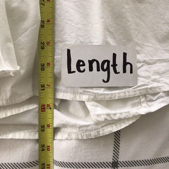 Urban Outfitters White Cotton Strappy Sleeveless A Line Flared Mini Dress - XS - Picture 6 of 9